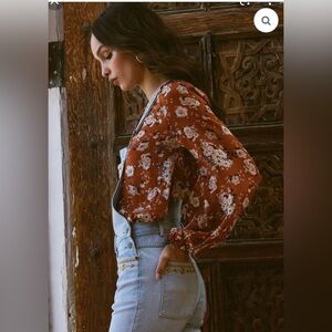 Spell & the Gypsy Collective • Gypsy Dancer Top Maple XS Floral Tassel Ties